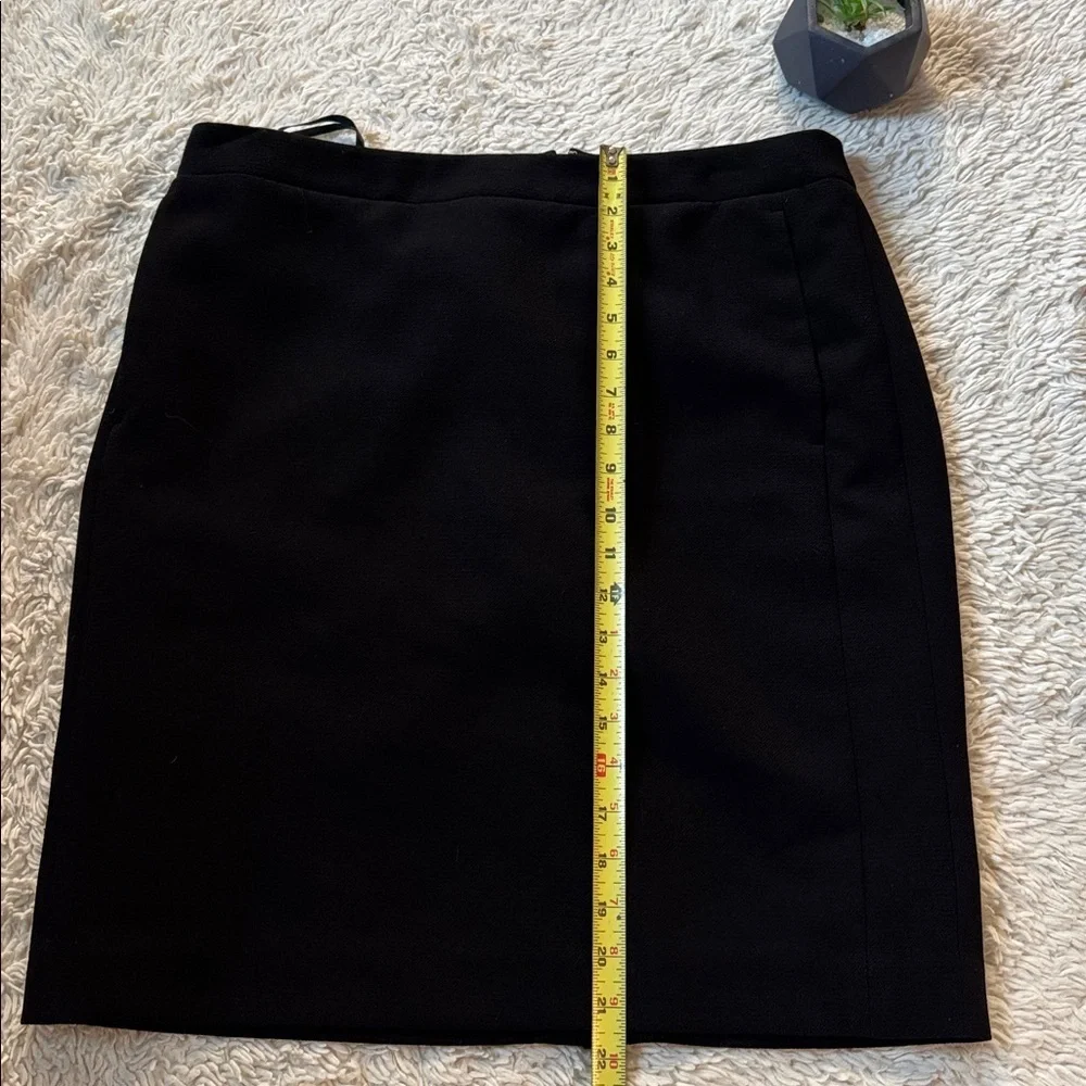 J. Crew the pencil skirt Black Size 12